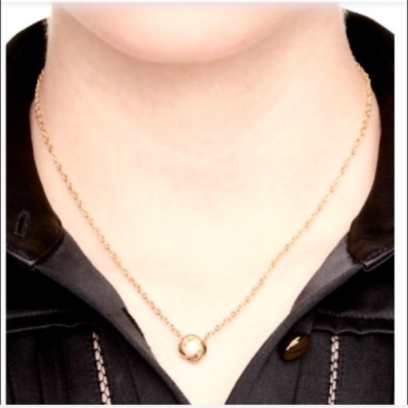 NWT Kate Spade 12k gold plated infinity pendant - Picture 5 of 5